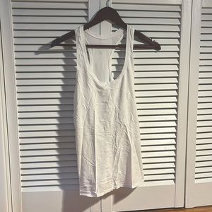 Lululemon | Size 4, White Racerback Tank-top